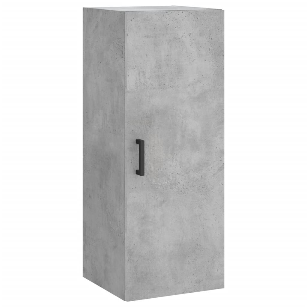 vidaXL Ντουλάπι Τοίχου Γκρι Σκυροδέματος 34,5 x 34 x 90 εκ.