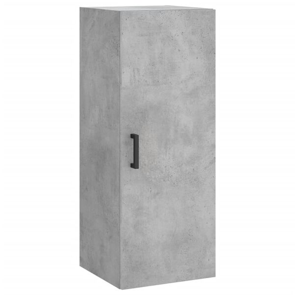vidaXL Ντουλάπι Τοίχου Γκρι Σκυροδέματος 34,5 x 34 x 90 εκ.