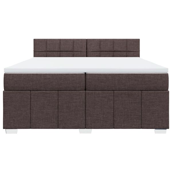 vidaXL &Kappa;&rho;&epsilon;&beta;ά&tau;&iota; Boxspring &mu;&epsilon; &Sigma;&tau;&rho;ώ&mu;&alpha; &Sigma;&kappa;&omicron;ύ&rho;&omicron; &Kappa;&alpha;&phi;έ 200x200 &epsilon;&kappa;. &Upsilon;&phi;&alpha;&sigma;&mu;ά&tau;&iota;&nu;&omicron;