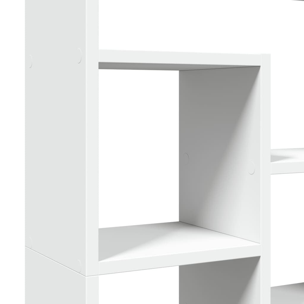 vidaXL Βιβλιοθήκη Λευκή 72x20x120 εκ. από Επεξεργασμένο Ξύλο