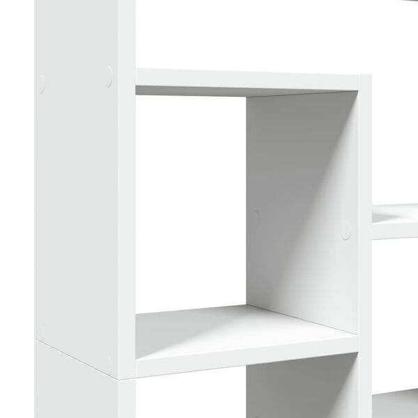 vidaXL Βιβλιοθήκη Λευκή 72x20x120 εκ. από Επεξεργασμένο Ξύλο