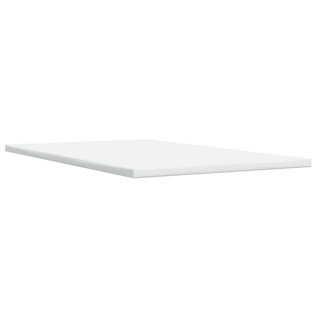 vidaXL Κρεβάτι Boxspring με Στρώμα Γκρι 120x190εκ. από Συνθετικό Δέρμα