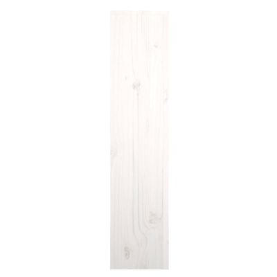 vidaXL Κάλυμμα Καλοριφέρ Λευκό 79,5x19x84 εκ. από Μασίφ Ξύλο Πεύκου