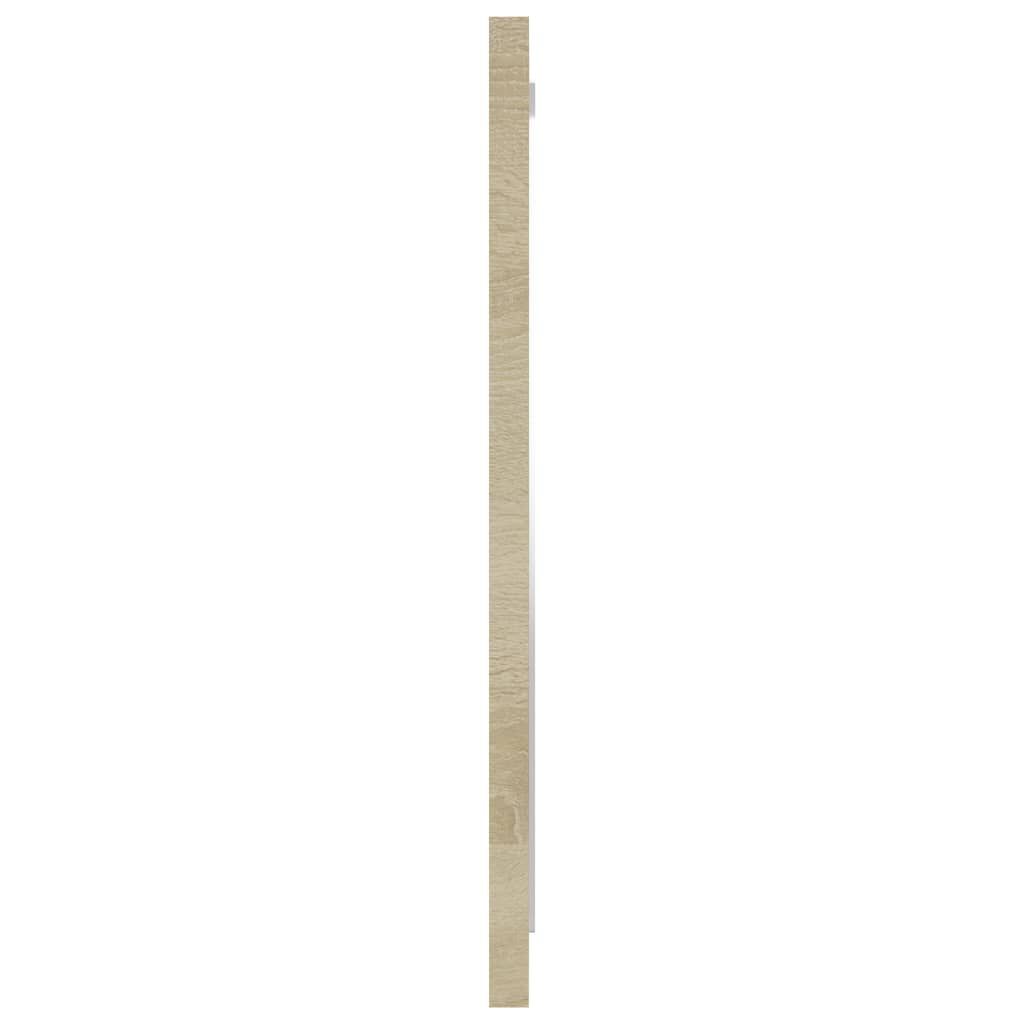 vidaXL Καθρέφτης Μπάνιου Sonoma Δρυς 40 x 1,5 x 37 εκ. από Μοριοσανίδα