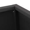 vidaXL Φωτιά Μαύρο 50 x 35 x 100 εκ. Κρύα έλαση από χάλυβα