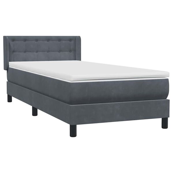 vidaXL &Kappa;&rho;&epsilon;&beta;ά&tau;&iota; Boxspring &mu;&epsilon; &Sigma;&tau;&rho;ώ&mu;&alpha; &Sigma;&kappa;&omicron;ύ&rho;&omicron; &Gamma;&kappa;&rho;&iota; 80x220 &epsilon;&kappa;. &Beta;&epsilon;&lambda;&omicron;ύ&delta;&iota;&nu;&omicron;