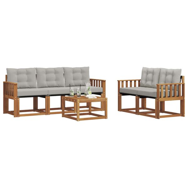 vidaXL &Sigma;&epsilon;&iota;&rho;ά &Kappa;&alpha;&nu;&alpha;&pi;έ &Epsilon;&xi;&omega;&tau;&epsilon;&rho;&iota;&kappa;&omicron;ύ 6 pcs &Phi;&upsilon;&sigma;&iota;&kappa;ό &kappa;&alpha;&iota; &Alpha;&nu;&omicron;&iota;&chi;&tau;ό &Gamma;&kappa;&rho;&iota;