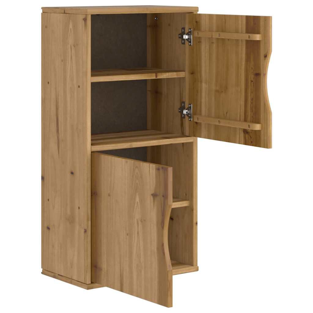 vidaXL Βοηθητικό Ντουλάπι ODDA 40x24x79 εκ. από Μασίφ Ξύλο Πεύκου