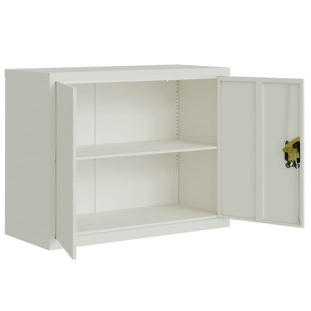 vidaXL Αρχειοθήκη Αν. Γκρι 90 x 40 x 110 εκ. Ατσάλινη
