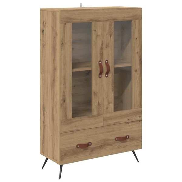 vidaXL Highboard &mu;&epsilon; &sigma;&upsilon;&rho;&tau;ά&rho;&iota; Artisan Oak 69,5 x 31 x 115 &epsilon;&kappa;.