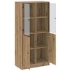 vidaXL Ντουλάπα με Πόρτες Αρτισιανή Δρυς 68x37x142 εκ. Επεξ. Ξύλο