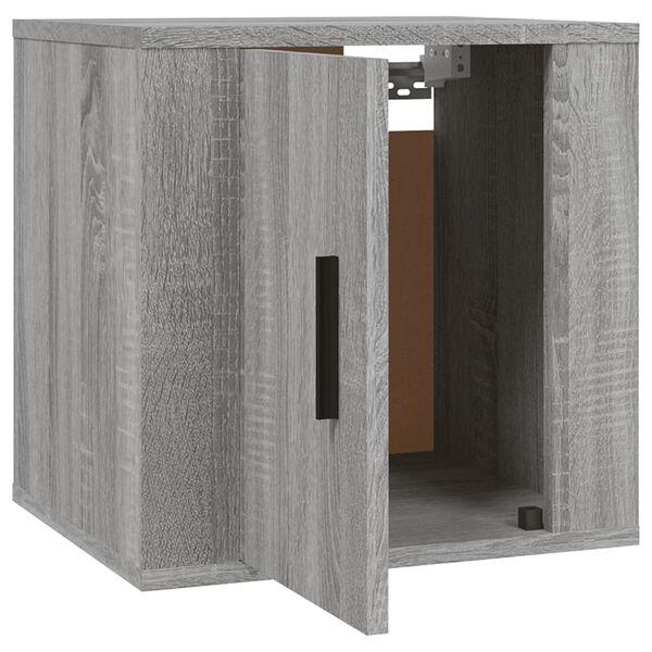 vidaXL Έπιπλα Τηλεόρασης Επιτοίχια 2 τεμ. Γκρι Sonoma 40x34,5x40 εκ.