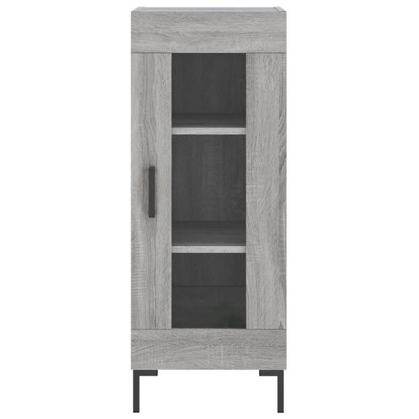 vidaXL Ντουλάπι Γκρι Sonoma 34,5x34x90 εκ. από Επεξεργασμένο Ξύλο