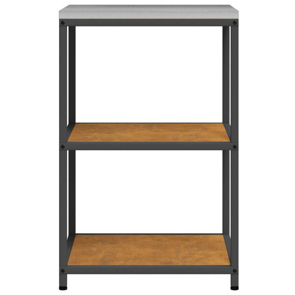 vidaXL Ράφι Αποθήκευσης Κουζίνας Ανθρακί 60 x 50 x 92 εκ. Ατσάλι