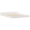 vidaXL Σκελετός Κρεβατιού Λευκό 160 x 220 cm Μασίφ ξύλο πεύκου