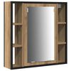 vidaXL Σετ Ντουλαπιών Μπάνιου 4 pcs artisan δρυς 33 x 33 x 185.5 εκ