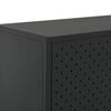 vidaXL Ντουλάπι Μαύρο 80 x 35 x 100 εκ. από Ατσάλι