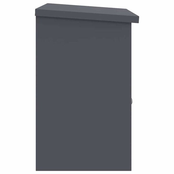 vidaXL Θυρίδα Πακέτων Ανθρακί 44 x 35 x 59 εκατοστά Ατσάλι