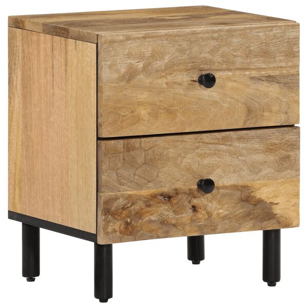 vidaXL Κομοδίνο 40 x 33 x 46 εκ. από Μασίφ Ξύλο Μάνγκο