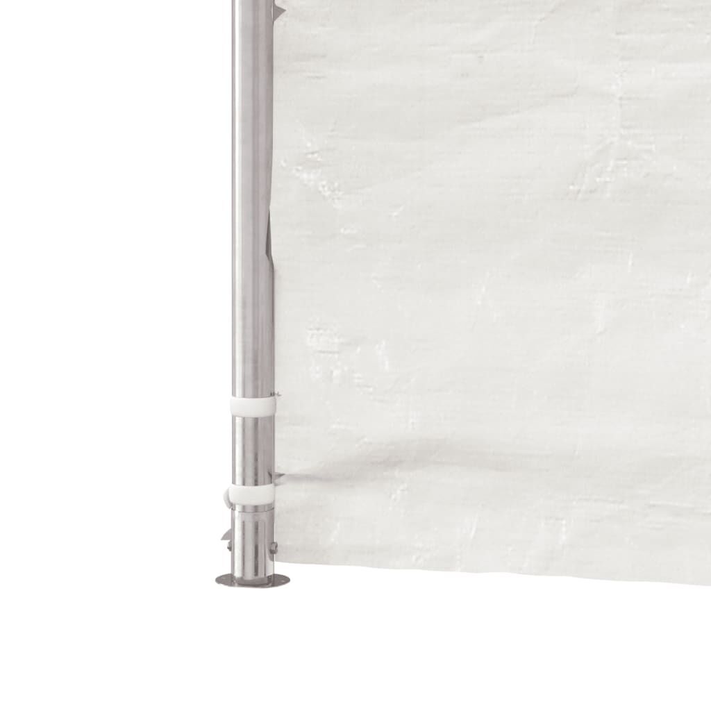 vidaXL Κιόσκι με Τέντα Λευκό 4,08 x 2,23 x 3,22 μ. από Πολυαιθυλένιο