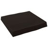 vidaXL Επιφ Τραπεζιού Αν Καφέ 40x40x(2-6)εκ. Ακατέργ. Μασίφ Ξύλο Δρυός