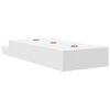 vidaXL Κρεβάτι με αποθηκευτικό χώρο Λευκό 236.5 x 90 x 31.5 εκατοστά