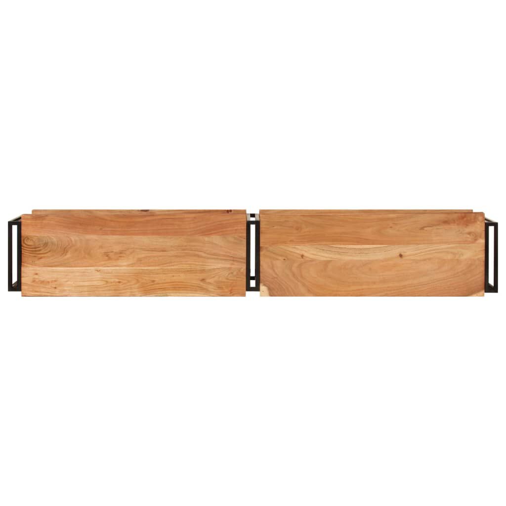 vidaXL Έπιπλο Τηλεόρασης 180 x 30 x 40 εκ. από Μασίφ Ξύλο Ακακίας