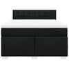 vidaXL &Kappa;&rho;&epsilon;&beta;ά&tau;&iota; Boxspring &mu;&epsilon; &Sigma;&tau;&rho;ώ&mu;&alpha; &Mu;&alpha;ύ&rho;&omicron; 140x190 &epsilon;&kappa;. &Upsilon;&phi;&alpha;&sigma;&mu;ά&tau;&iota;&nu;&omicron;