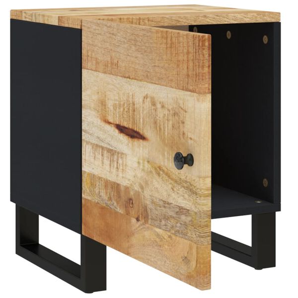 vidaXL Κομοδίνο 40 x 33 x 46 εκ. από Μασίφ Ξύλο Μάνγκο