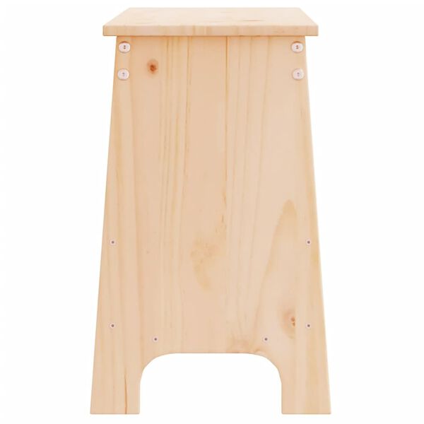 vidaXL Παγκάκι Χολ 100x28x45 εκ. από Μασίφ Ξύλο Πεύκου