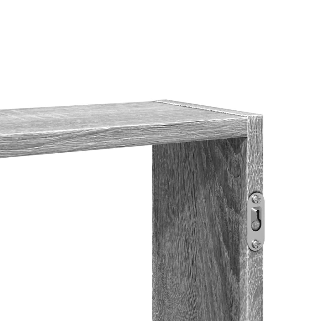 vidaXL Ραφιέρα Τοίχου Γκρι Sonoma 99x15x60 εκ. Επεξεργασμένο Ξύλο