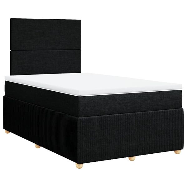 vidaXL &Kappa;&rho;&epsilon;&beta;ά&tau;&iota; Boxspring &mu;&epsilon; &Sigma;&tau;&rho;ώ&mu;&alpha; &Mu;&alpha;ύ&rho;&omicron; 120x200 &epsilon;&kappa;. &Upsilon;&phi;&alpha;&sigma;&mu;ά&tau;&iota;&nu;&omicron;