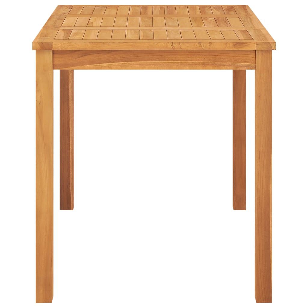 vidaXL Τραπεζαρία Κήπου 120 x 70 x 77 εκ. από Μασίφ Ξύλο Teak