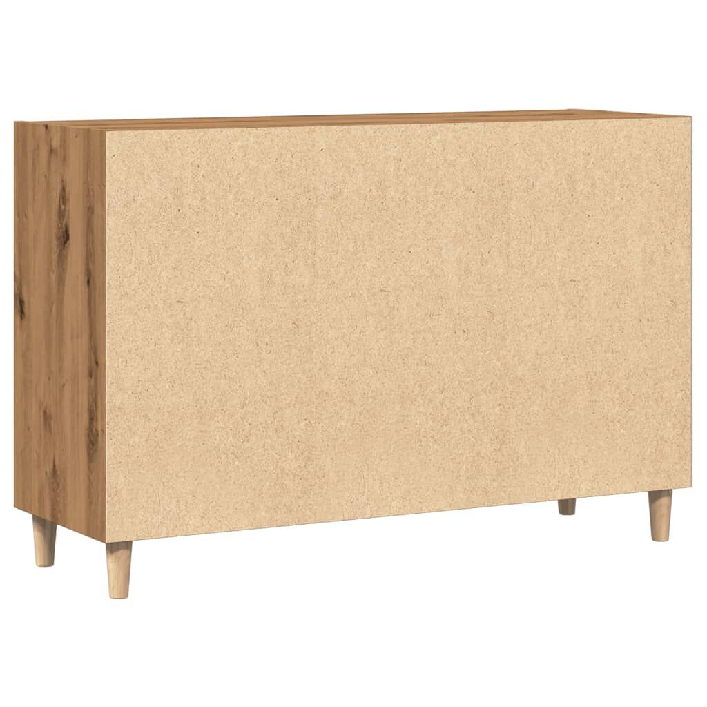 vidaXL Ραφιέρα Αρτισιανή Δρυς 103,5 x 35 x 70 εκ. από Επεξεργ. Ξύλο