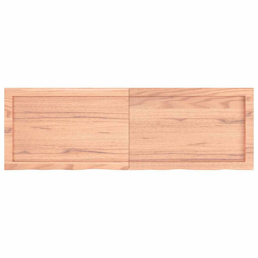 vidaXL Πάγκος Μπάνιου Αν. Καφέ 120x40x(2-4) εκ. Επεξεργ. Μασίφ Ξύλο