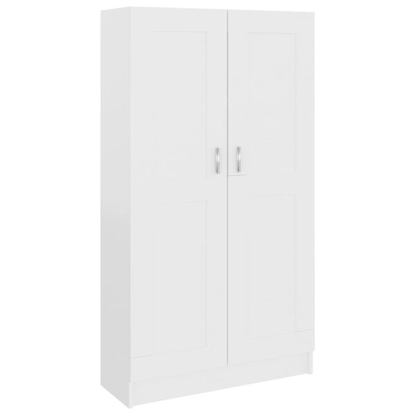 vidaXL Βιβλιοθήκη Λευκή 82,5 x 30,5 x 150 εκ. Επεξ. Ξύλο
