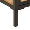 vidaXL Ντουλάπι Μπάνιου 40x27x90 εκ. από Μασίφ Ξύλο Μάνγκο και Σίδηρο