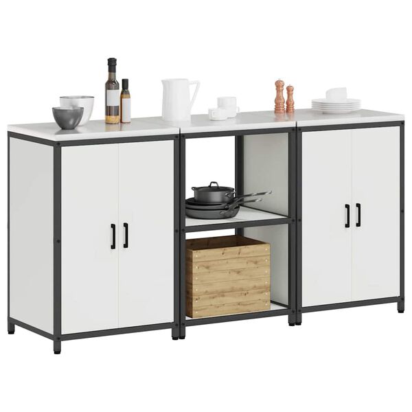 vidaXL &Sigma;&epsilon;&tau; &Alpha;&pi;&omicron;&theta;ή&kappa;&epsilon;&upsilon;&sigma;&eta;&sigmaf; &Kappa;&omicron;&upsilon;&zeta;ί&nu;&alpha;&sigmaf; 3 pcs &Lambda;&epsilon;&upsilon;&kappa;ό &Psi;&upsilon;&chi;&rho;ή&sigmaf; έ&lambda;&alpha;&sigma;&eta;&sigmaf; &chi;ά&lambda;&upsilon;&beta;&alpha;&sigmaf;