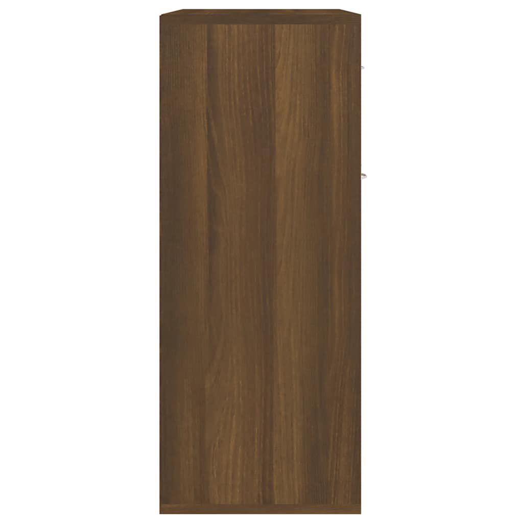 vidaXL Μπουφές Καφέ Δρυς 60x30x75 εκ. από Επεξεργασμένο Ξύλο