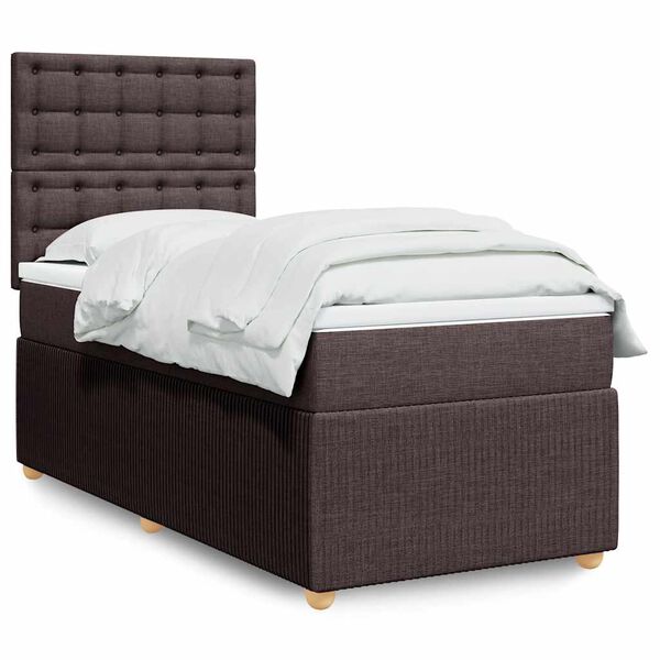 vidaXL &Kappa;&rho;&epsilon;&beta;ά&tau;&iota; Boxspring &mu;&epsilon; &Sigma;&tau;&rho;ώ&mu;&alpha; &Sigma;&kappa;&omicron;ύ&rho;&omicron; &Kappa;&alpha;&phi;έ 90x200 &epsilon;&kappa;. &Upsilon;&phi;&alpha;&sigma;&mu;ά&tau;&iota;&nu;&omicron;
