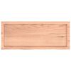 vidaXL Επιφ Τραπεζιού Αν Καφέ 100x40x(2-4)εκ. Επεξ. Μασίφ Ξύλο Δρυός