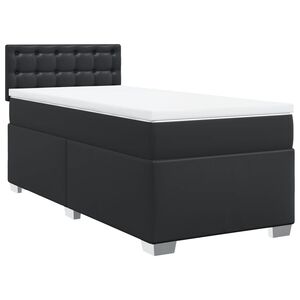vidaXL &Kappa;&rho;&epsilon;&beta;ά&tau;&iota; Boxspring &mu;&epsilon; &Sigma;&tau;&rho;ώ&mu;&alpha; &Mu;&alpha;ύ&rho;&omicron; 100x200&epsilon;&kappa;.&alpha;&pi;ό &Sigma;&upsilon;&nu;&theta;&epsilon;&tau;&iota;&kappa;ό &Delta;έ&rho;&mu;&alpha;