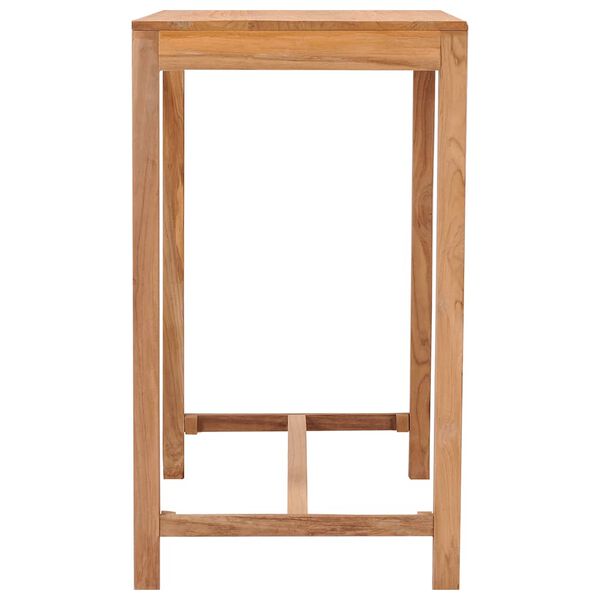 vidaXL Τραπέζι Μπαρ Κήπου 110 x 60 x 105 εκ. από Μασίφ Ξύλο Teak