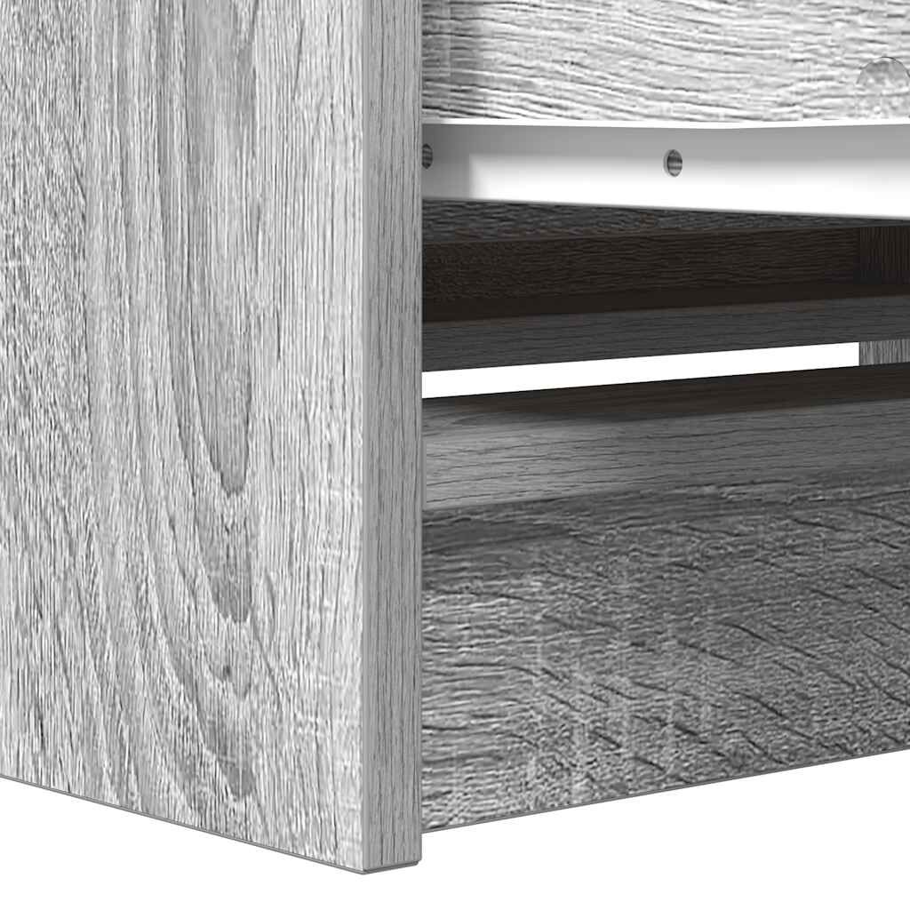 vidaXL Έπιπλο Τηλεόρασης Γκρι Sonoma 80x35x54 εκ. από Επεξεργ. Ξύλο