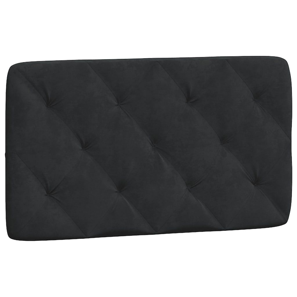 vidaXL Κρεβάτι με Στρώμα Μαύρο 90x190 εκ. Βελούδινο