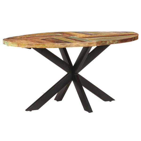 vidaXL Τραπεζαρία 160 x 90 x 75 εκ. από Μασίφ Ανακυκλωμένο Ξύλο