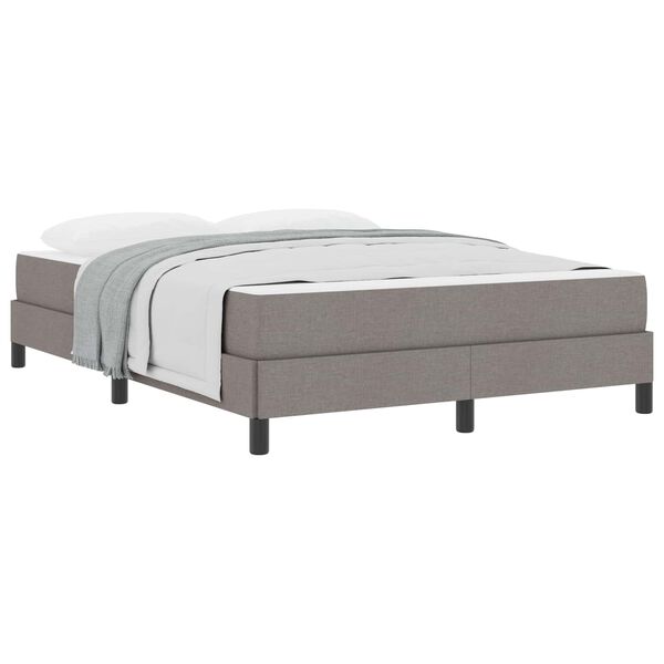 vidaXL &Kappa;&rho;&epsilon;&beta;ά&tau;&iota; &mu;&epsilon; &epsilon;&lambda;&alpha;&tau;ή&rho;&iota;&alpha; &mu;&epsilon; &sigma;&tau;&rho;ώ&mu;&alpha; Taupe 140 x 190 cm ύ&phi;&alpha;&sigma;&mu;&alpha;