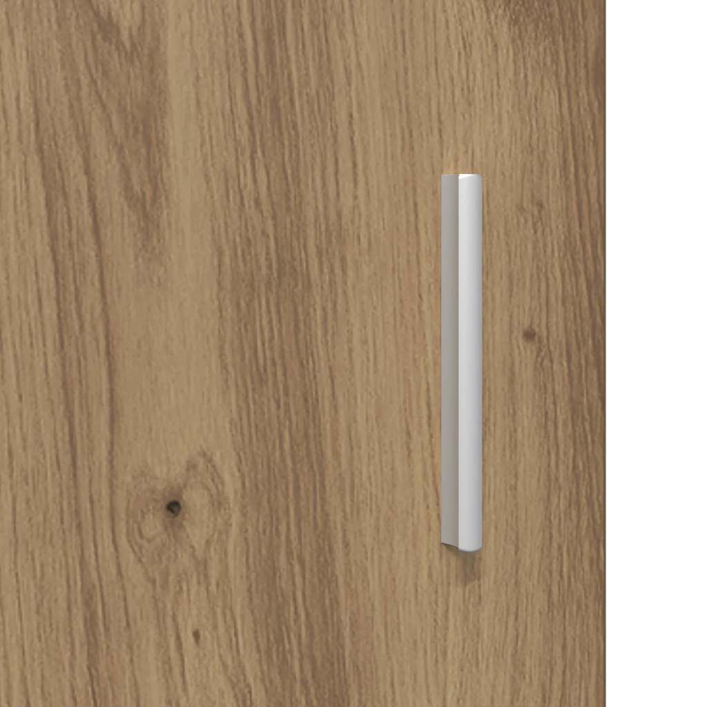 vidaXL Ντουλάπα τοίχου με ράφι Επιτοίχιο artisan δρυς 55 x 29 x 100 εκ
