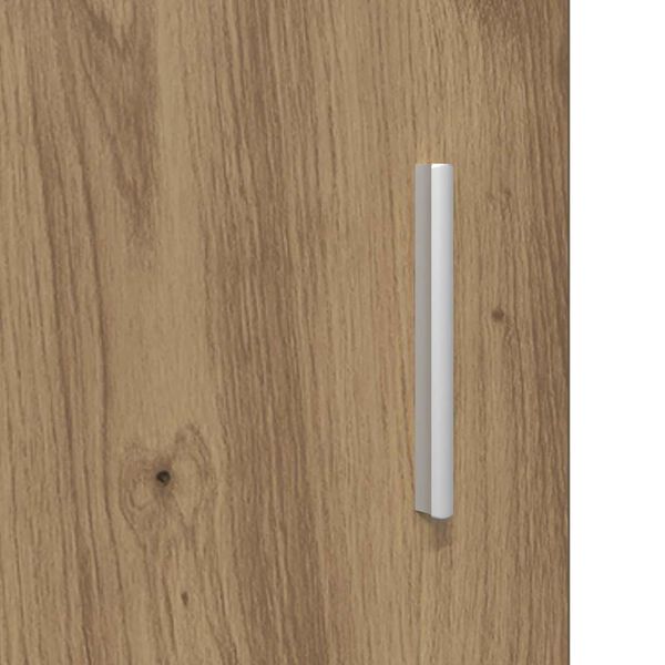 vidaXL Ντουλάπα τοίχου με ράφι Επιτοίχιο artisan δρυς 55 x 29 x 100 εκ