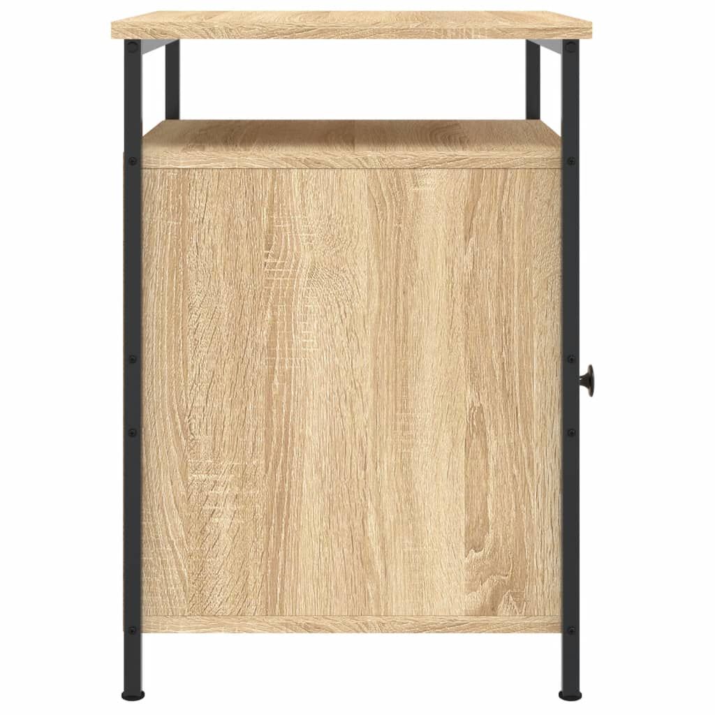 vidaXL Κομοδίνα 2 τεμ. Sonoma Δρυς 40x42x60 εκ. από Επεξεργασμένο Ξύλο
